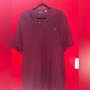 Polo Ralph Lauren Burgundy Polo Shirt